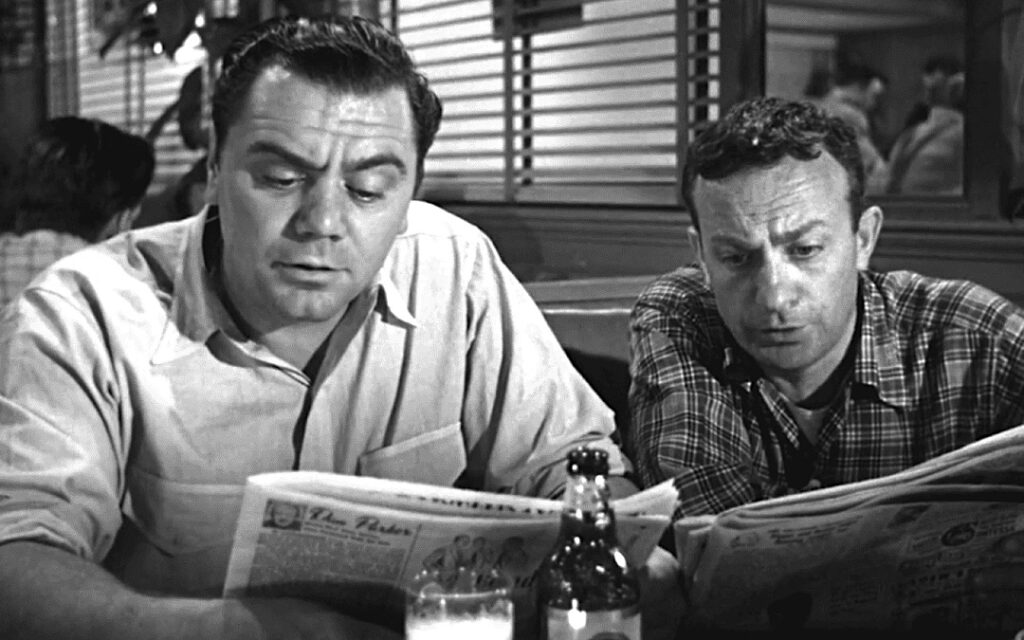It’s a Saturday night and Marty (Ernest Borgnine) and his ‘frenemy’ Angie (Joe Mantell), are just trying to figure out “Whaddya feel like doin?”