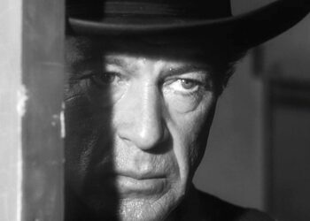 Realistic, principled and most of all, resolute, Sheriff Kane (Gary Cooper) waits to face his own high noon. High Noon.