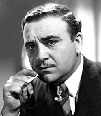 Character actor Akim Tamiroff, born in Russia and who, as a young man, trained at the Moscow Art Theatre with the legendary Konstantin Stanislavski. Here in character as, ‘The Boss,’ in Preston Sturges’s The Great McGinty (1940).