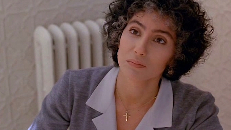 Cher gave a luminous performance in her Academy Award winning role as Loretta Castorin in Moonstruck (1987). Loretta is a widowed, 37-year-old bookkeeper, who lives with her parents in Brooklyn. She’s given-up on true love and has agreed to marry a man she doesn’t love.