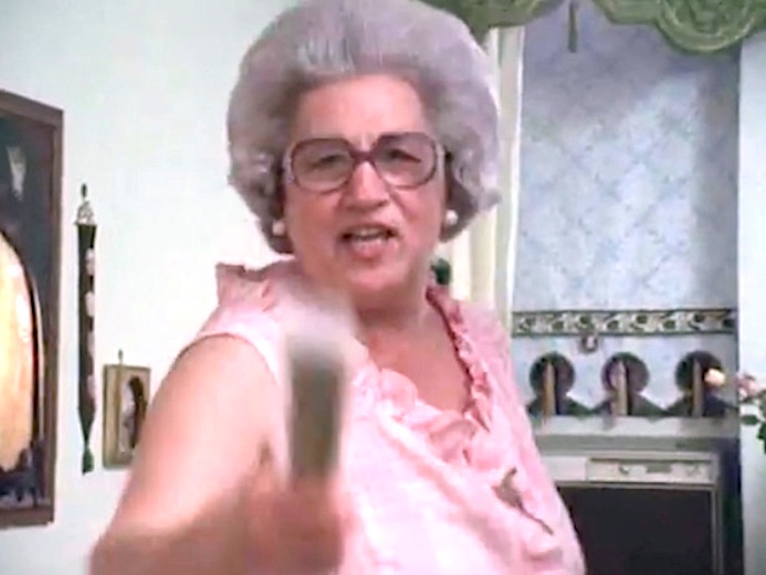 “Is he still taping this? I’ll murder you! You won’t get out of this house alive.” Catherine Scorsese affectionately threatens in her son, Martin Scorsese’s, documentary, Italianamerican (1974).