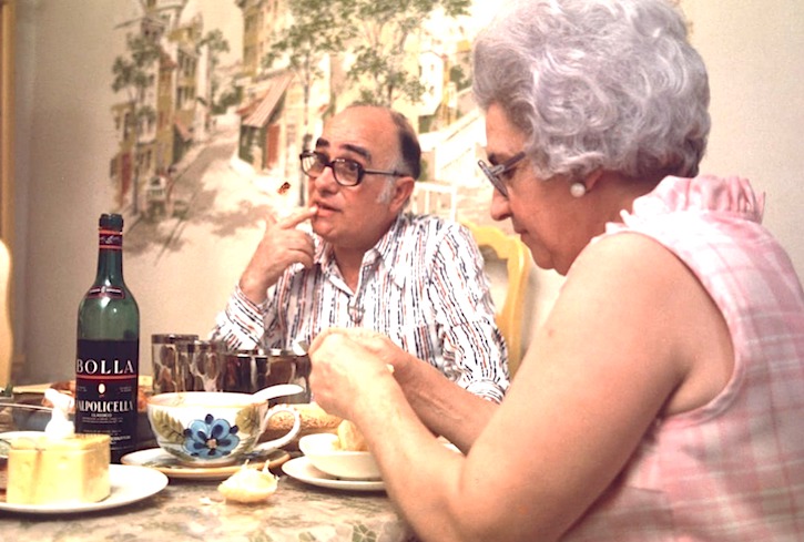 As Italianamerican demonstrates, it’s always important to point out your child’s flaws. Here, as the cameras roll, Charles tells his son, Marty (age 31), that he has an odd looking tooth that, “…looks like hell.” Catherine agrees.